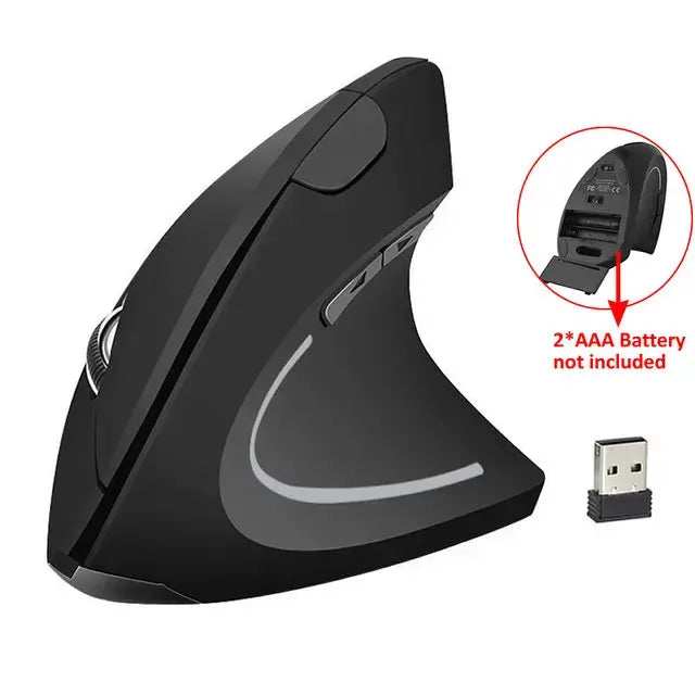 ErgoComfort Wireless Vertical Mouse