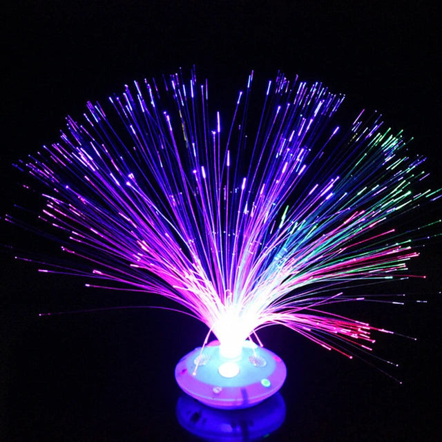 Glowing Fiber Optic Decor Lamp